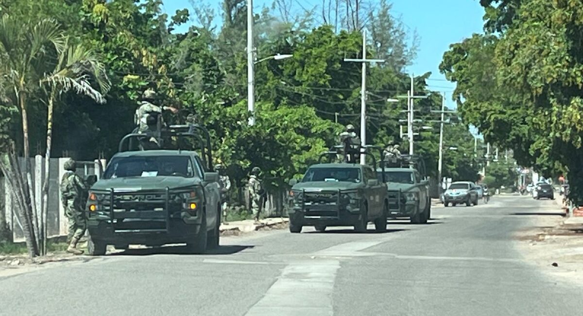 Despliega el Ejército Mexicano operativo en Tamazula y Las Pilas, Guasave, Sinaloa