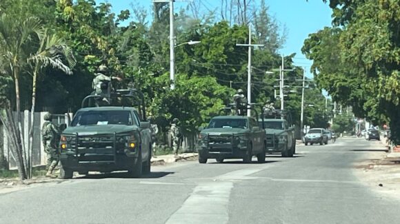 Despliega el Ejército Mexicano operativo en Tamazula y Las Pilas, Guasave, Sinaloa