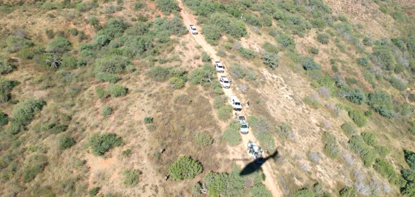 Operativo donde abatieron a "El Meny" Carranza en Sonora