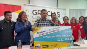 OXXO entrega donativo a Fundación Perla Ramos en Los Mochis