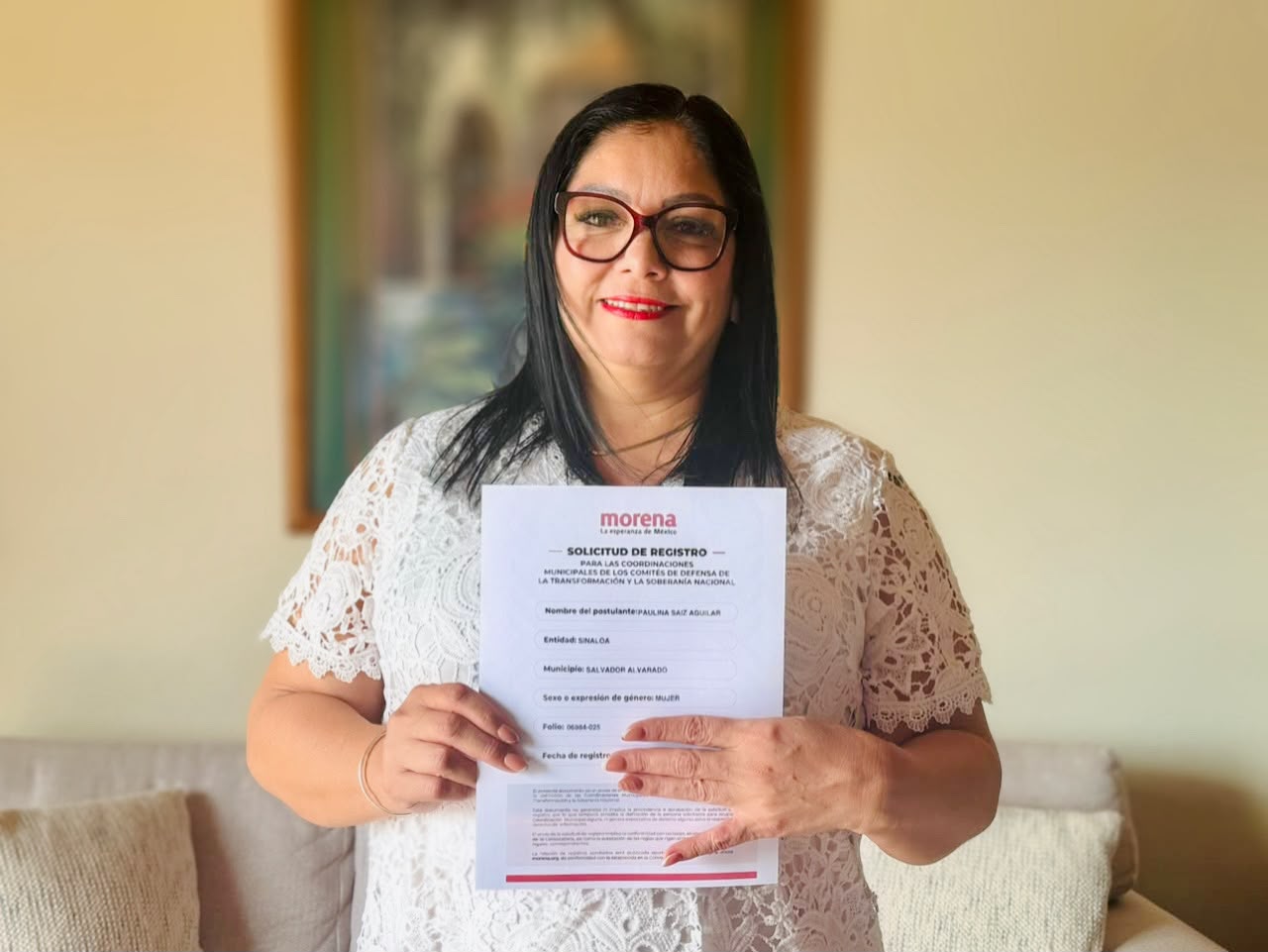 Paulina Sainz Aguilar, sindica procuradora de Salvador Alvarado
