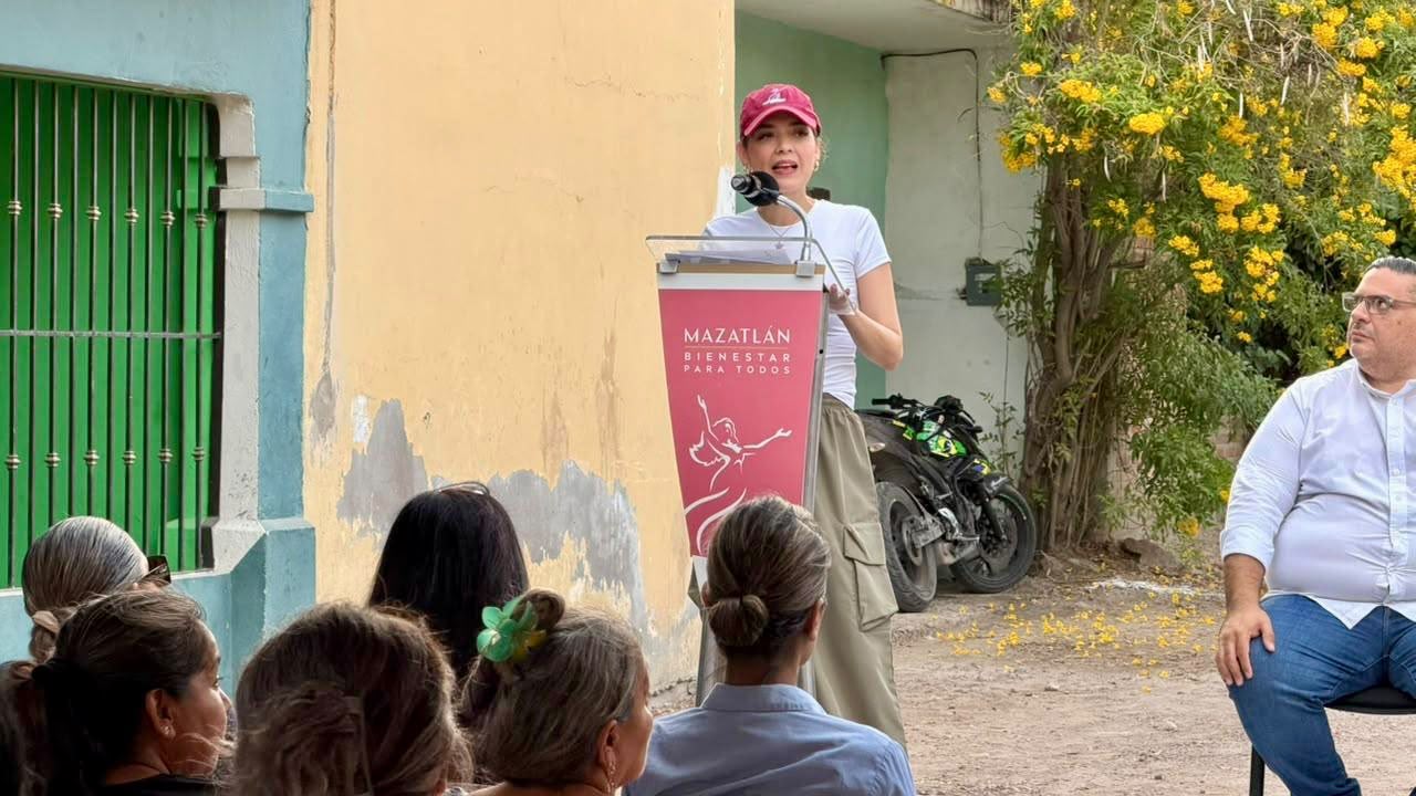 Arrancan pavimentación de la calle Reynosa, en Mazatlán