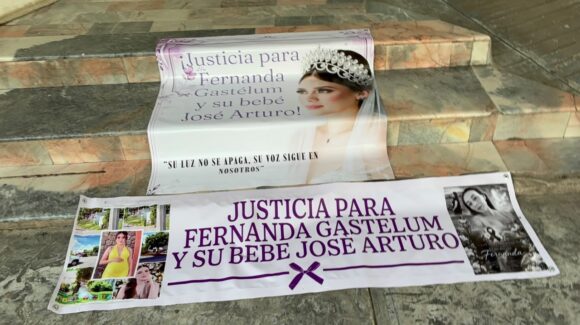 ¡Justicia para María Fernanda y bebé! Familiares se plantan en la FGE de Los Mochis; piden esclarecer su feminicidio