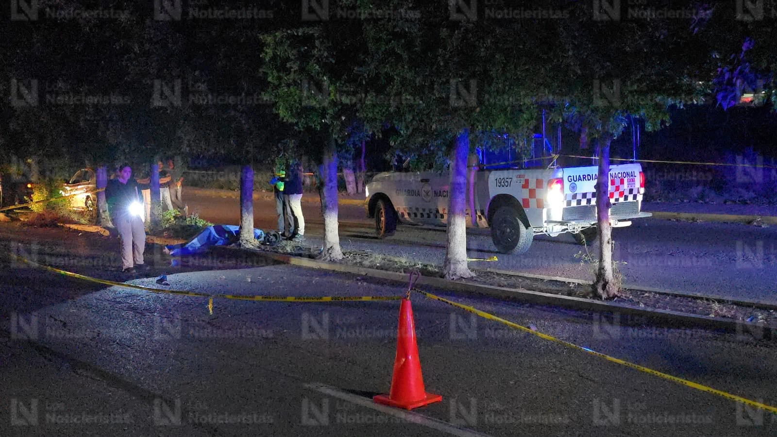 Policía fallece tras derrapar en su moto en el Aeropuerto Internacional de Culiacán