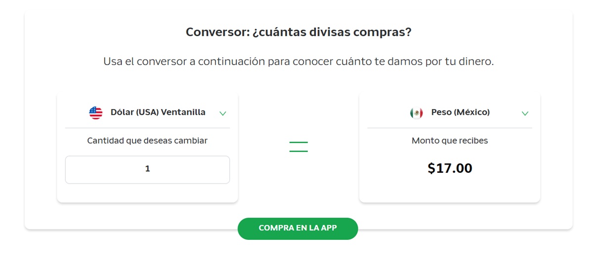 Precio del dólar en Banco Azteca