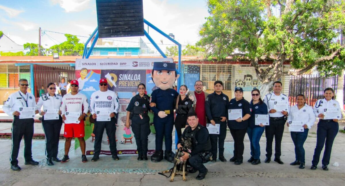 Más de 5 mil estudiantes participaron en programa de prevención en escuelas de Mazatlán, Sinaloa