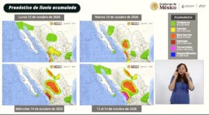 Pronóstico lluvia