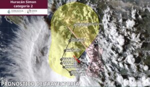 Huracán “Simón” viene lento a Sinaloa; pegaría entre Elota, San Ignacio y Mazatlán el miércoles o jueves: Protección Civil Nacional