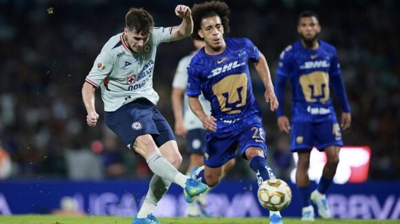 Pumas y Cruz Azul firman vibrante empate de seis goles en Ciudad Universitaria