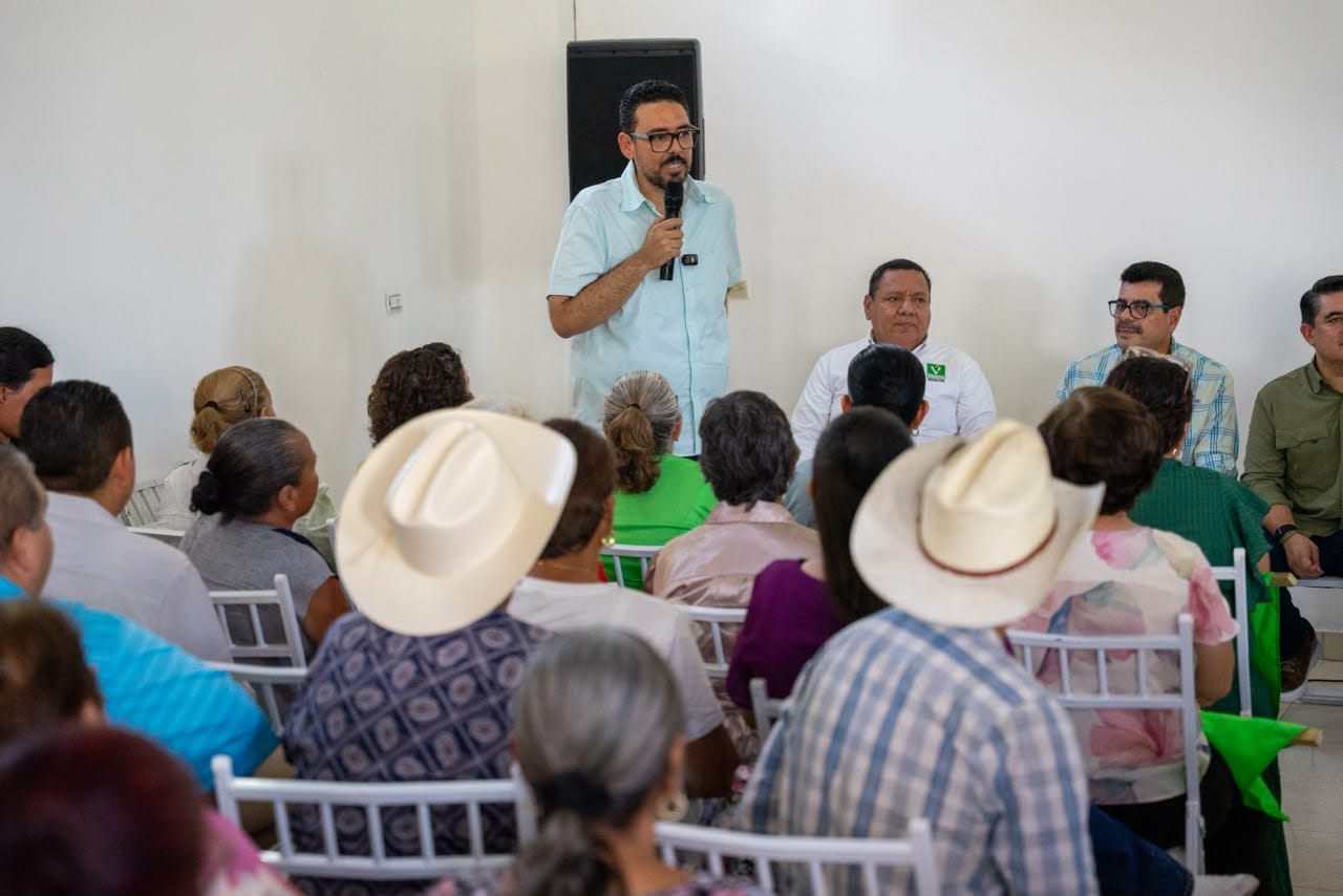 PVEM respalda a Óscar Camacho en su búsqueda por la Coordinación Municipal de Mocorito
