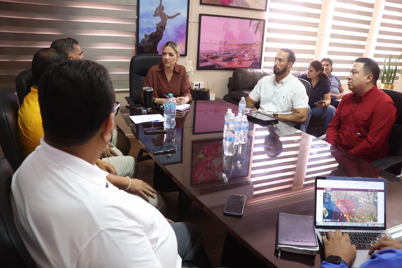 Estrella Palacios coordina operativo ante posibles afectaciones