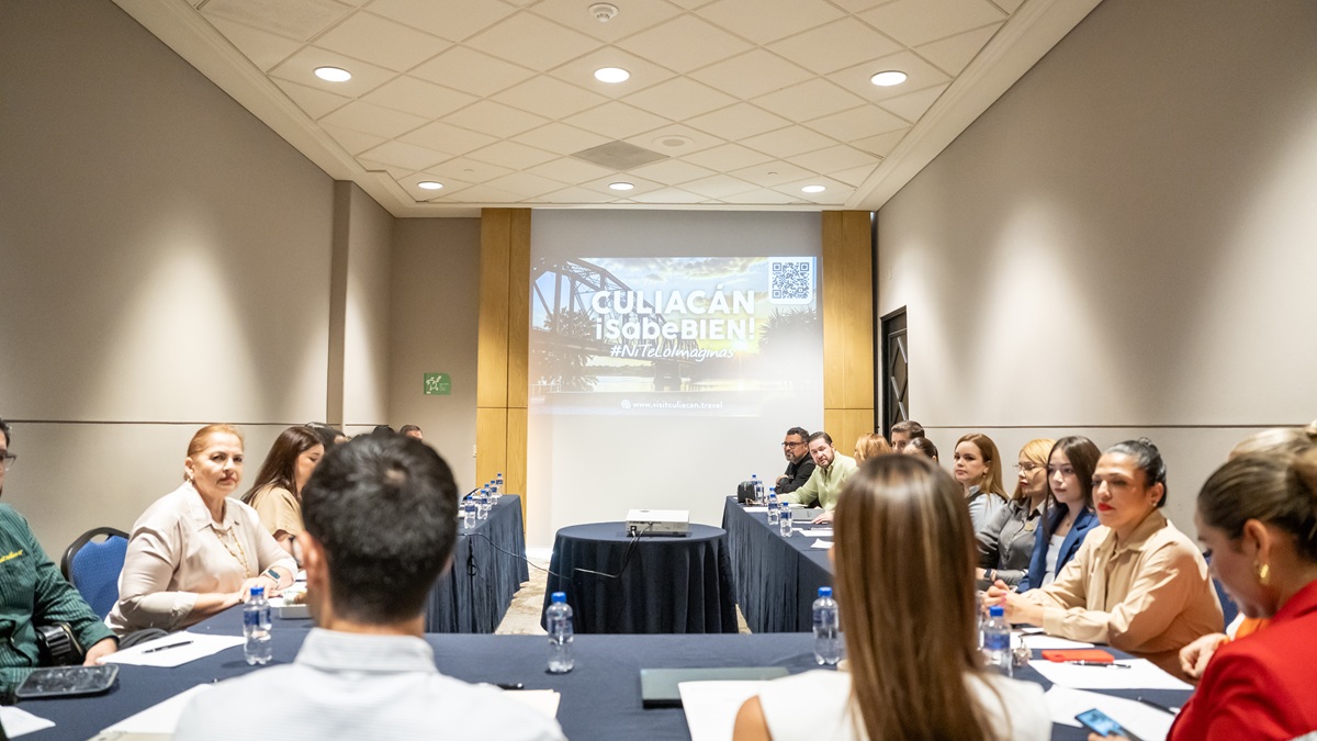 Se reúnen empresarios de Culiacán con secretaria de Turismo