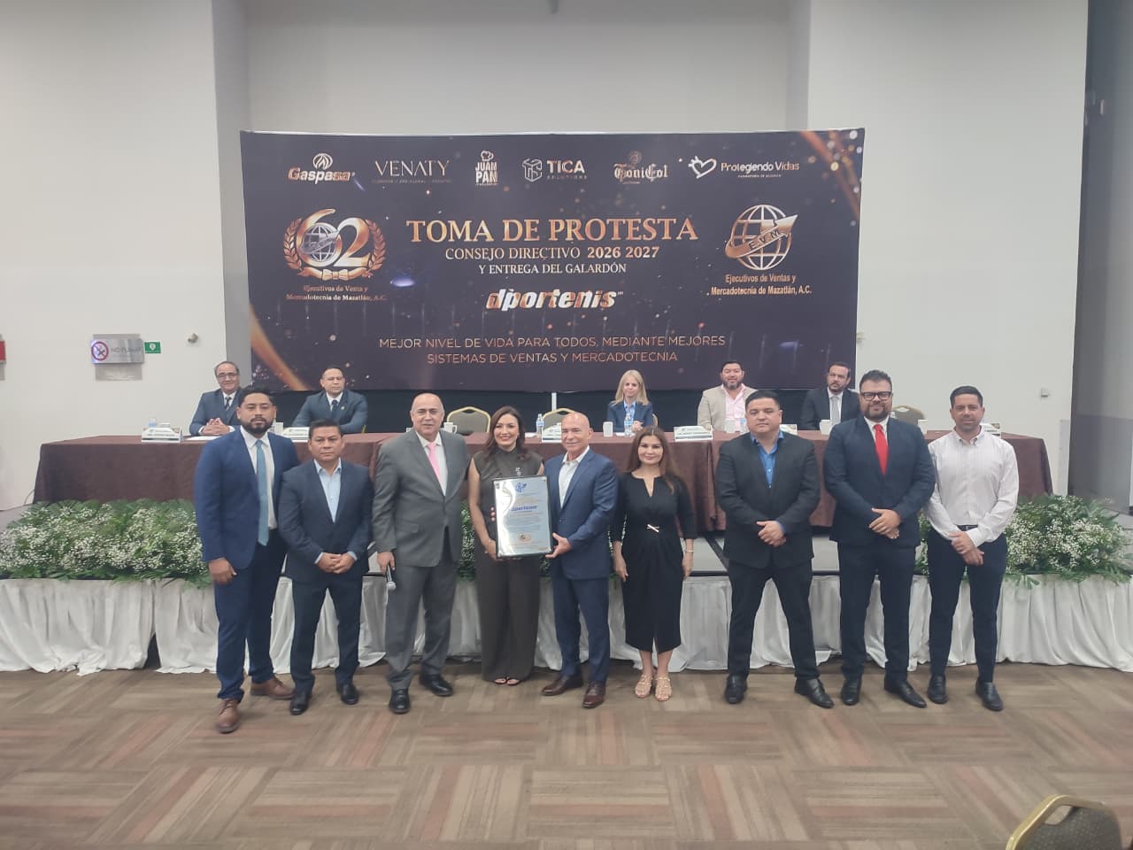 Rinde protesta nuevo Consejo Directivo de Ejecutivos de Venta y Mercadotecnia en Mazatlán