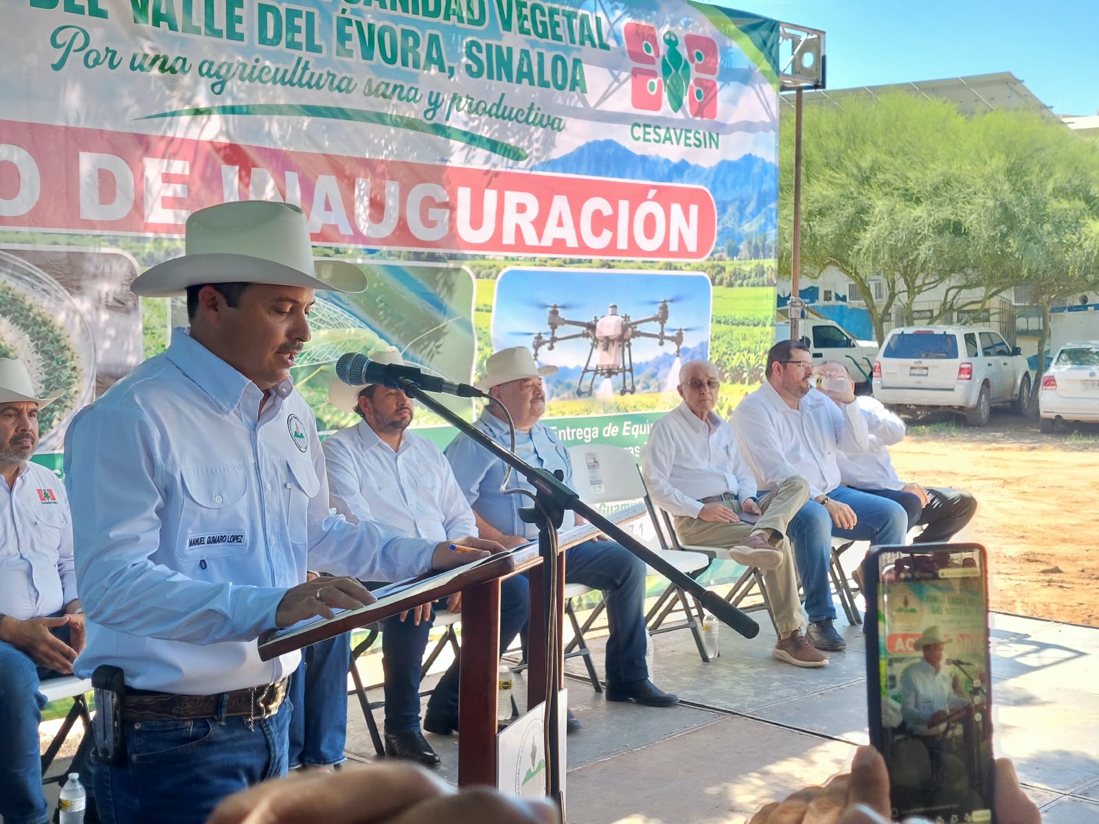 Sanidad Vegetal del Valle del Évora inaugura laboratorios y dron de precisión