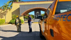 se registra incendio en el country club de los mochis lugar