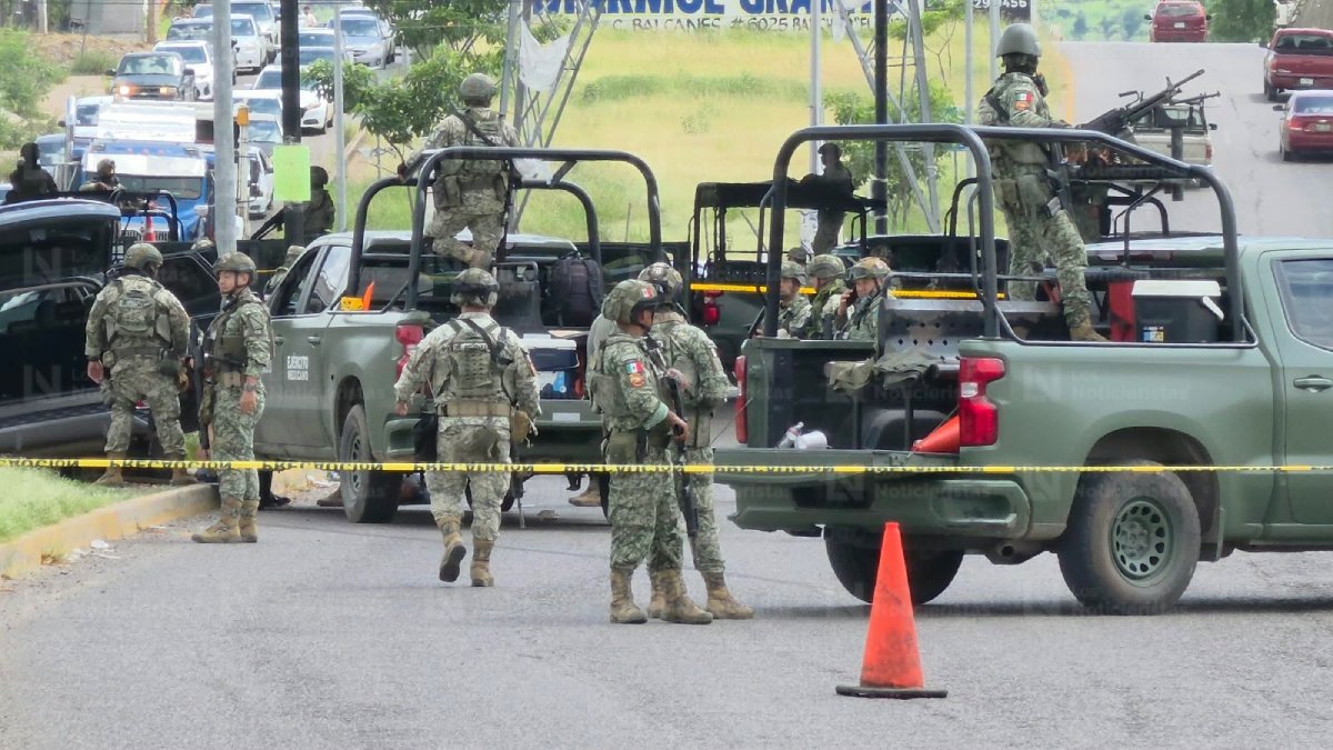 se registra persecucion a balazos en la costerita culiacan miltiares