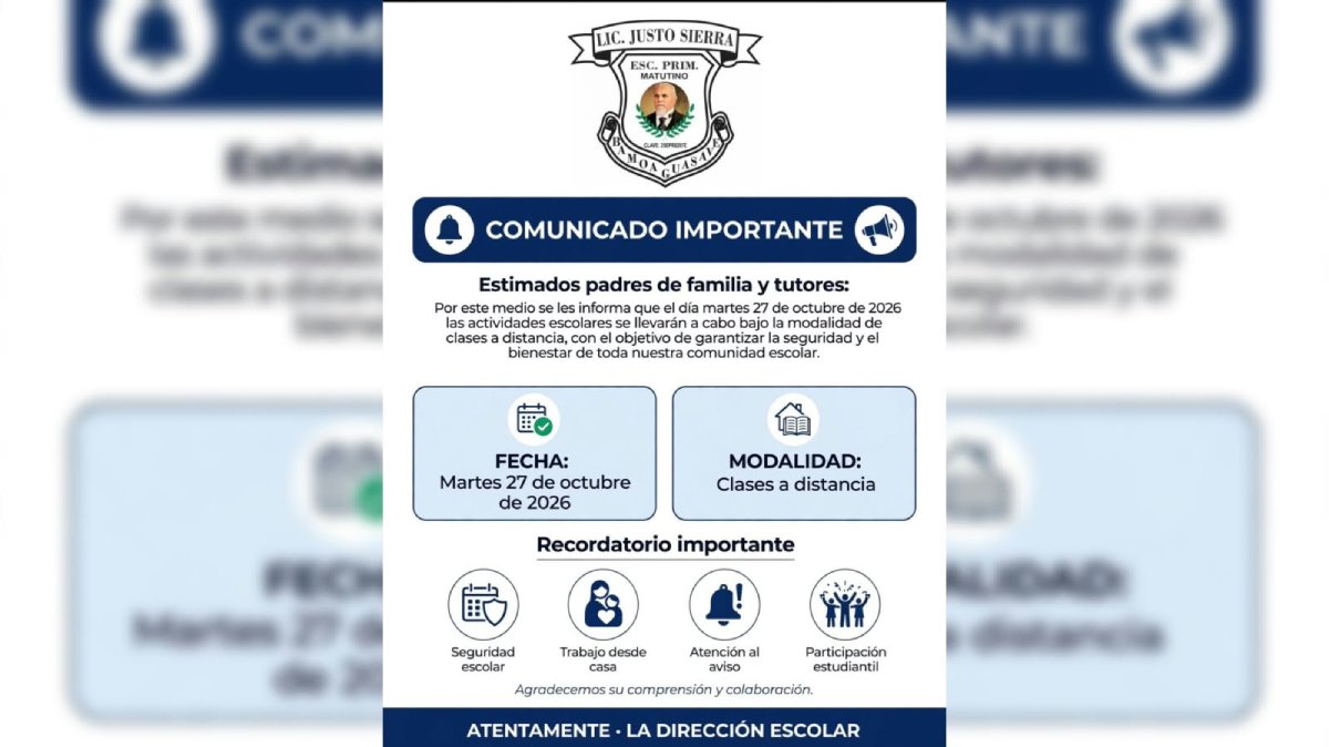 secundaria primero de mayo realizo clases a distancia ante operativo de marina en estacion bamoa