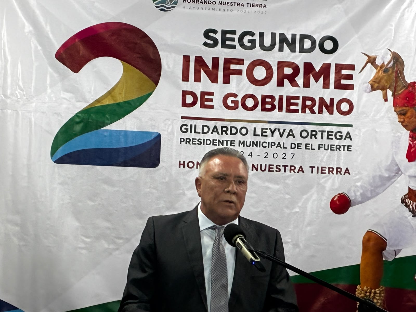 Gildardo Leyva Ortega presenta su Segundo Informe de Gobierno
