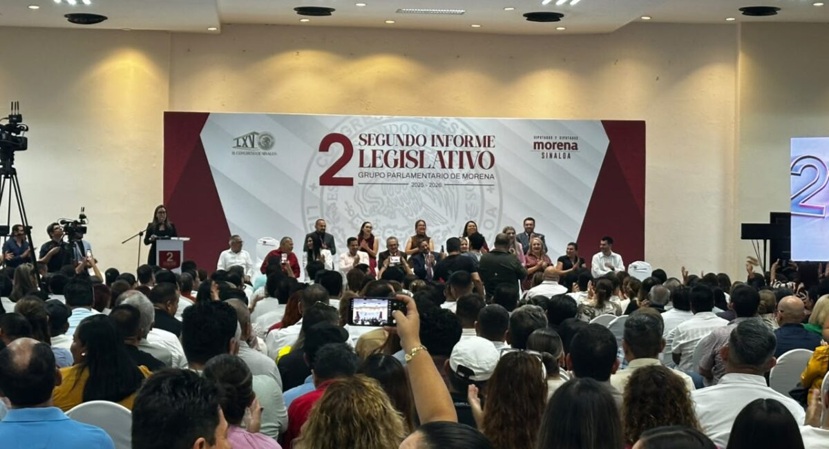 ¡Aplausómetro rumbo al 2027! Morena mide apoyos entre porras, abrazos y selfies en Segundo Informe Legislativo en Mazatlán