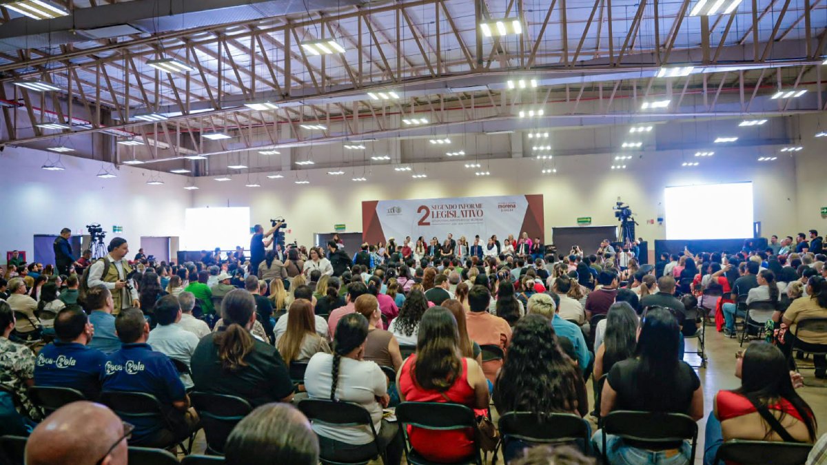 segundo informe legislativo grupo parlamentario de morena evento