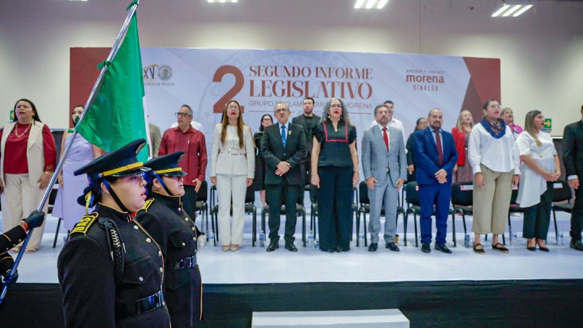 segundo informe legislativo grupo parlamentario de morena homenaje