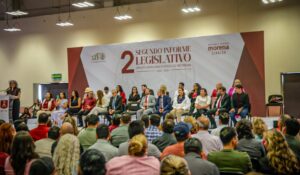 Morena reporta 46 iniciativas y 27 decretos aprobados en su Segundo Informe Legislativo
