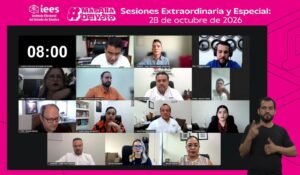 Rumbo al 2027: IEES define fechas clave para el Proceso Electoral Local en Sinaloa