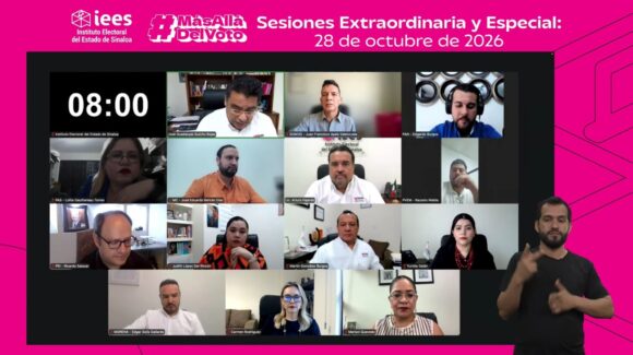 Rumbo al 2027: IEES define fechas clave para el Proceso Electoral Local en Sinaloa