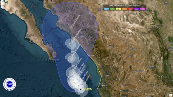 Huracán Simón cambia trayectoria; prevén impacto en Angostura como tormenta tropical