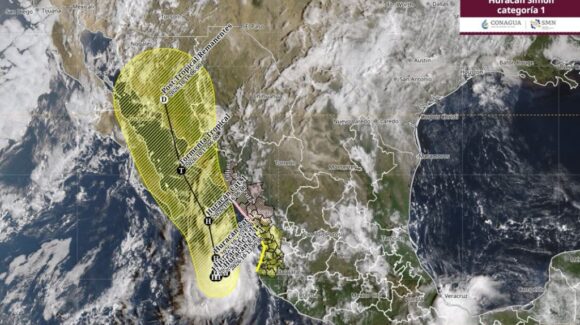 ‘Simón’ cambia constantemente de rumbo y ahora apunta a Sonora; se forma la depresión tropical Veintiuno-E que daría origen al huracán ‘Trudy’