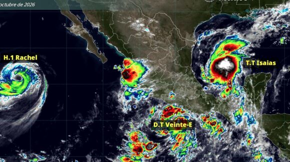 Depresión tropical 20-E apunta hacia Sinaloa; hoy se convertiría en tormenta tropical ‘Simon’