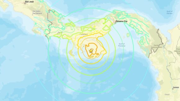 Tiembla Panamá: Se registra fuerte sismo de 7.6 preliminar; advierten posible riesgo de tsunami en el Pacífico