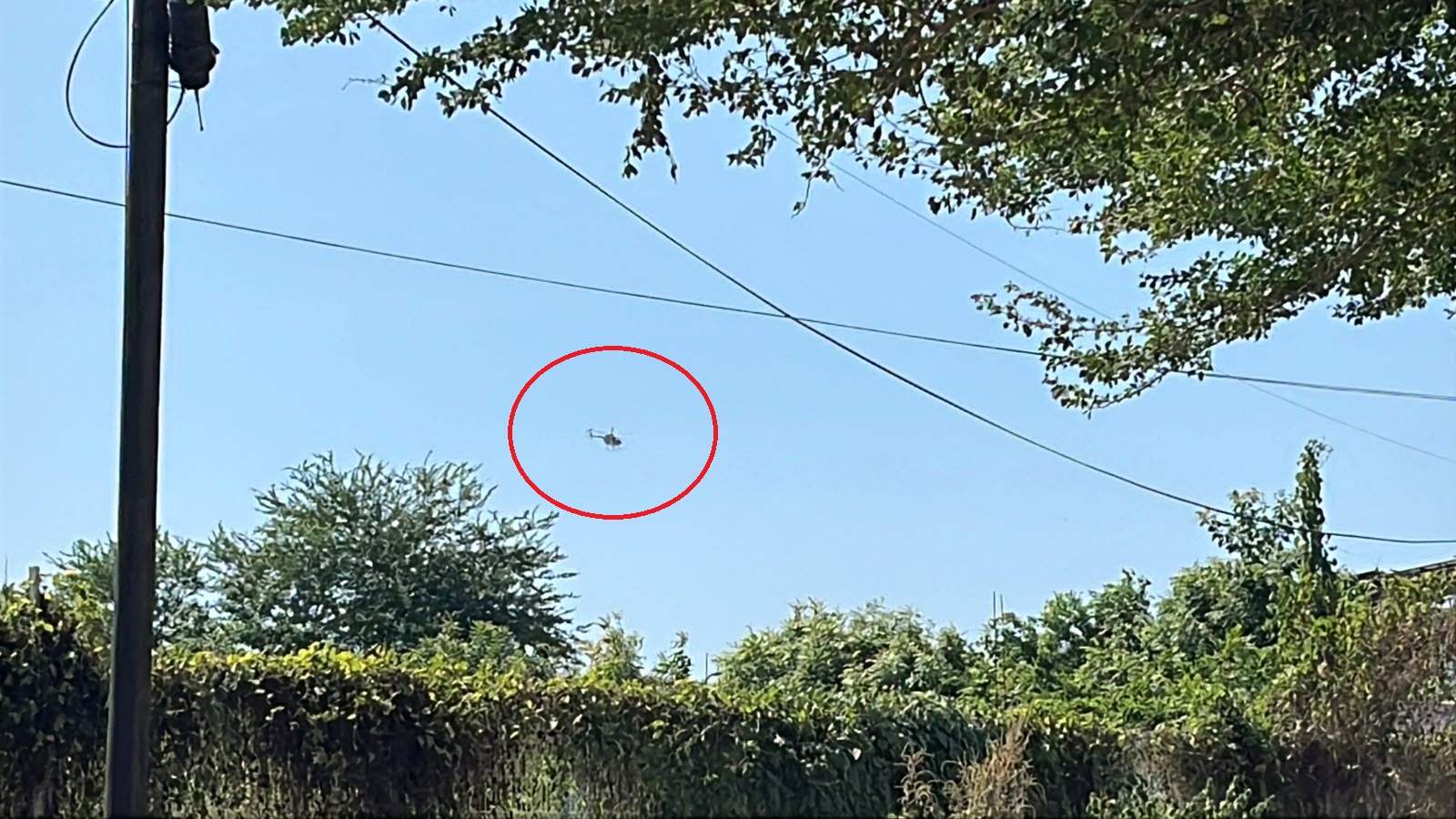Sobrevuela helicóptero en Guasave