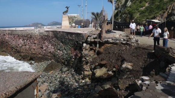 ¿Estará listo el malecón de Mazatlán, Sinaloa, antes del carnaval? Alcaldesa prioriza reparaciones duraderas