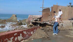 Confirman seis socavones en el Malecón de Mazatlán; dos presentan riesgo de crecimiento