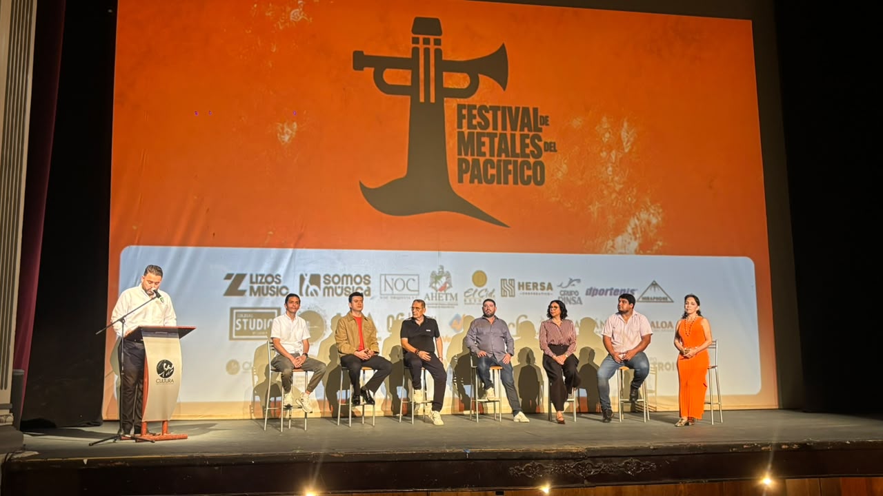 ¡Que suenen los instrumentos! Anuncian el Tercer Festival de Metales del Pacífico 2026 del 5 al 14 noviembre en Mazatlán