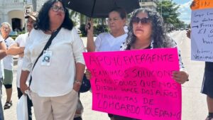 tianguistas protestan en ayuntamiento de culiacan
