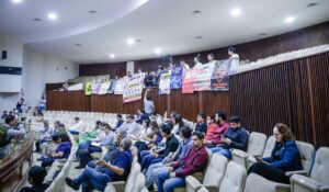 Trabajadores de Salud se manifiestan en el Congreso del Estado, reclaman reconocimiento del Concepto 30