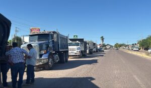 Transportistas de carga del norte de Sinaloa truenan contra Sedena al desplazarlos en obra de tecnificación del Distrito 075