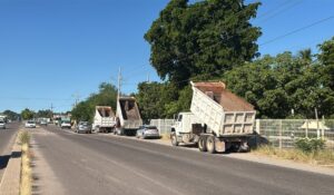 Advierten transportistas en bloquear obra si no son escuchados por una autoridad, ya que los desplazaron a todos