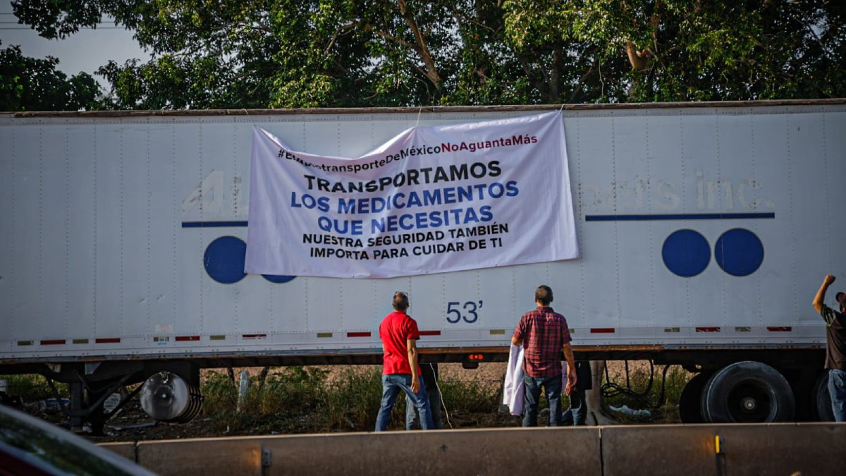 transportistas de sinaloa paralizan carreteras exigen