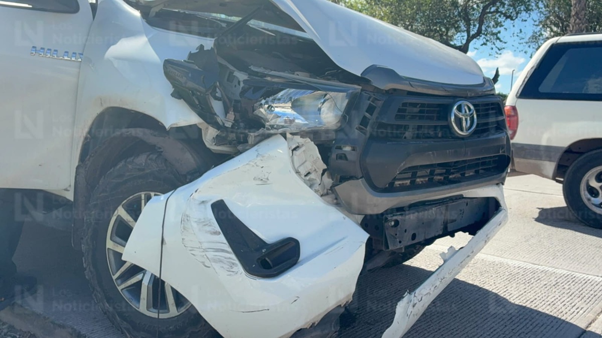 Tres heridos deja accidente múltiple en la Mochis-Topolobampo