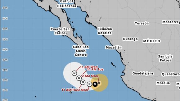 ‘Trudy’ se degrada a tormenta tropical; mantiene trayectoria hacia BCS, no se espera influencia del sistema en Sinaloa: PC Estatal
