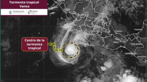 Circulación de la tormenta tropical ‘Vance’ refuerza la probabilidad de lluvias