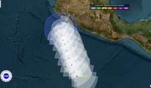 Huracán ‘Vance’ toma fuerza y ya es categoría 2; ¿dónde se localiza?