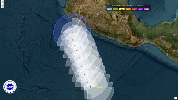 Huracán ‘Vance’ toma fuerza y ya es categoría 2; ¿dónde se localiza?