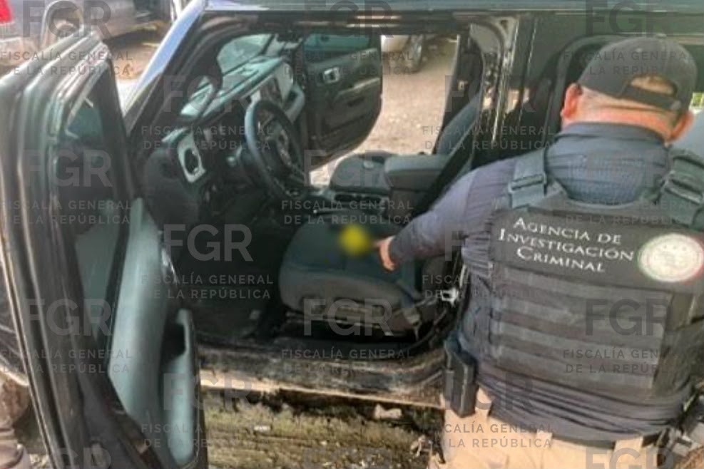 Vehículo asegurado en Las Golondrinas