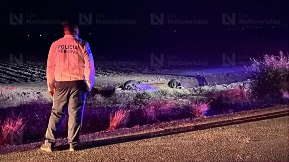 Volcadura en la sindicatura de Adolfo Ruiz Cortines, en Guasave, Sinaloa, dejó a un adulto mayor sin vida