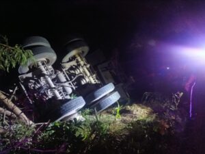 Volcadura en Guasave