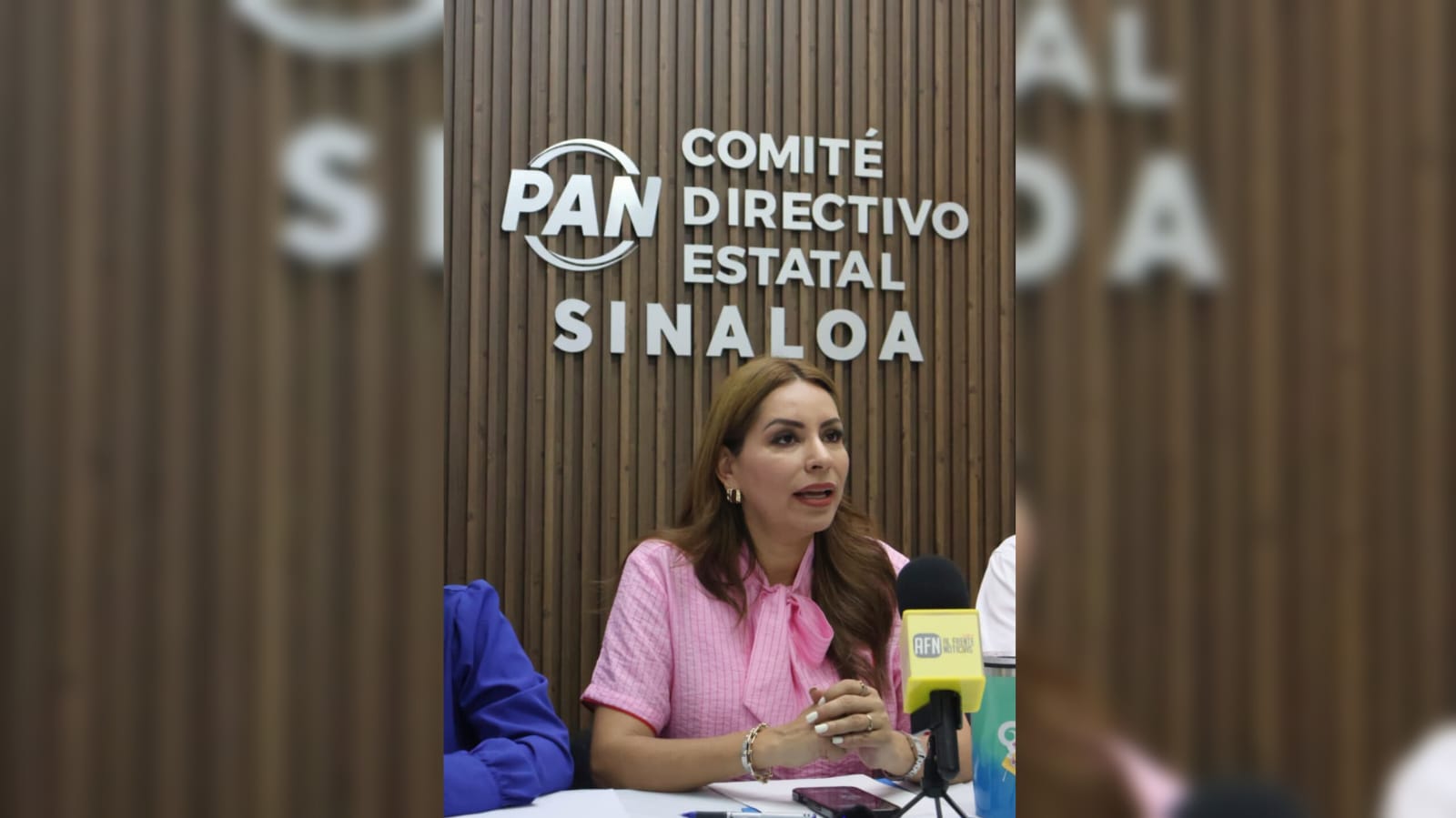 Presidenta del Partido Acción Nacional (PAN) en Sinaloa, Wendy Barajas Cortés